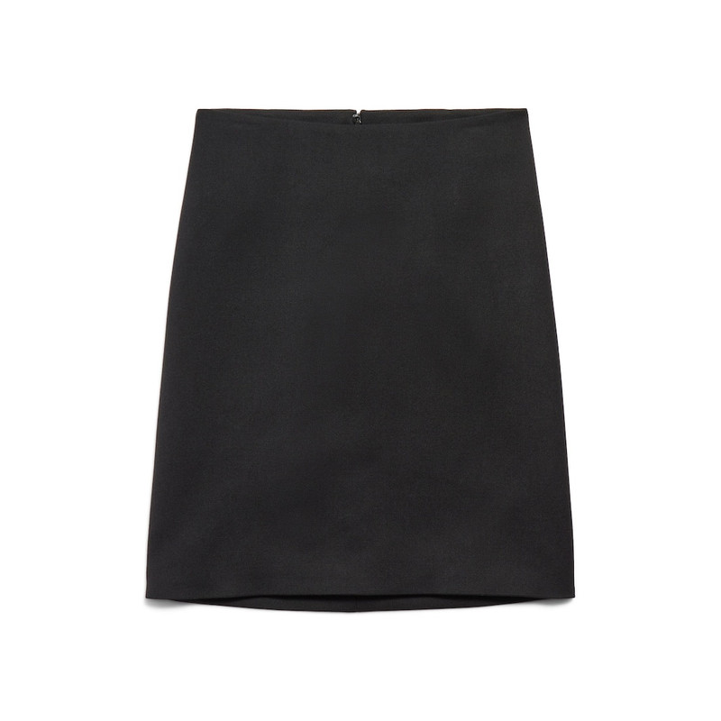 Women's Midi Skirt in Black - 1
