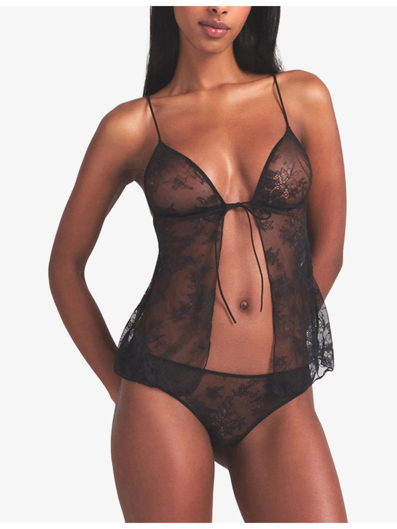 SKIMS Peek-A-Boo Ultra Fine Lace Bikini Briefs outlook