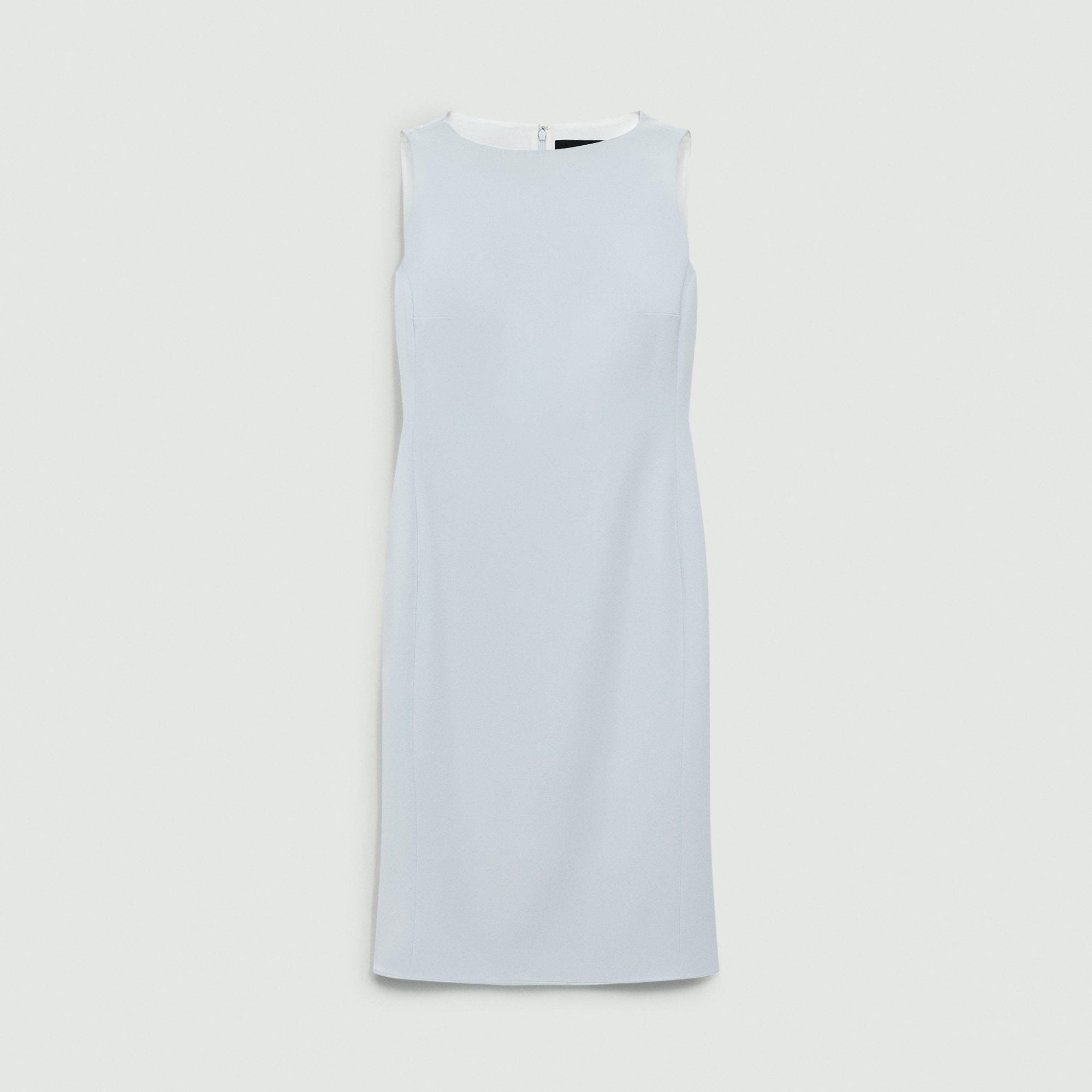 Flared Dress in Admiral Crepe - 1