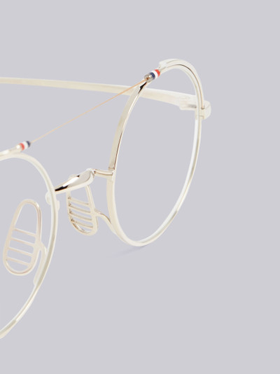 Thom Browne round frame glasses outlook