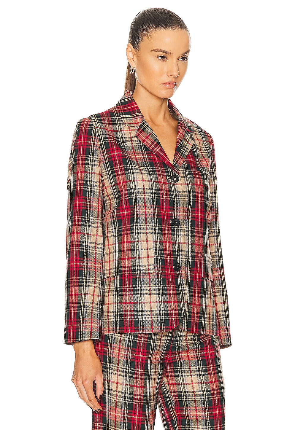 Truto Plaid Suit Jacket - 2