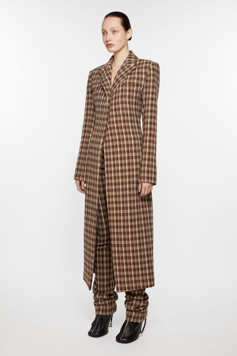 Single-breasted coat - Beige/brown 3
