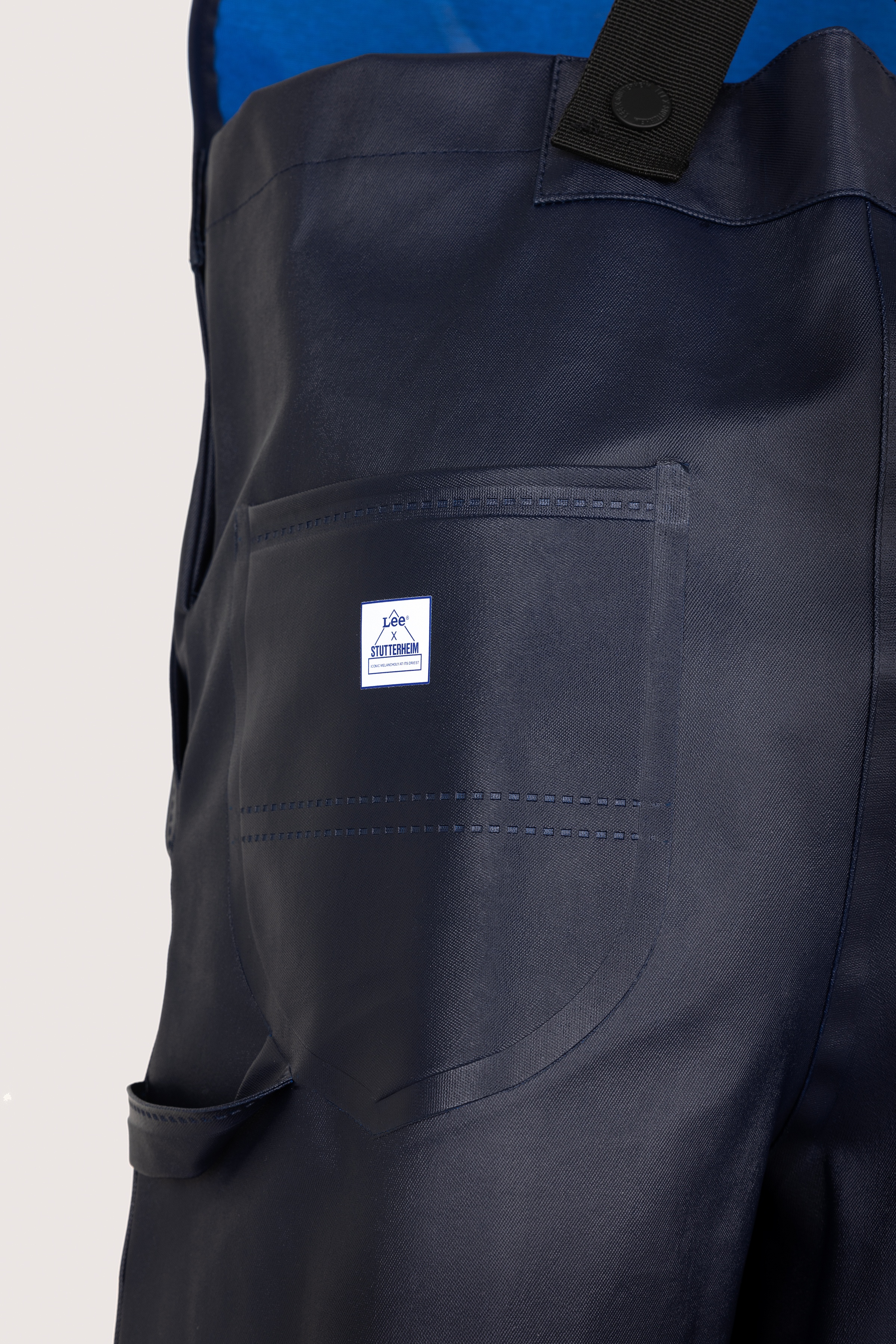 Unisex Lee® x STUTTERHEIM Bib Overall Aviator Navy - 6