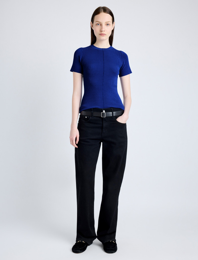 Proenza Schouler Sky Top in Matte Viscose Rib outlook