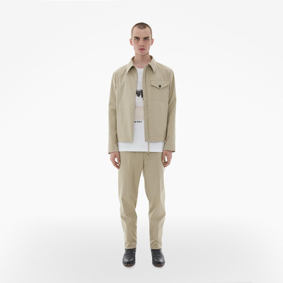 Helmut Lang TAILORED COTTON ZIP-UP JACKET outlook