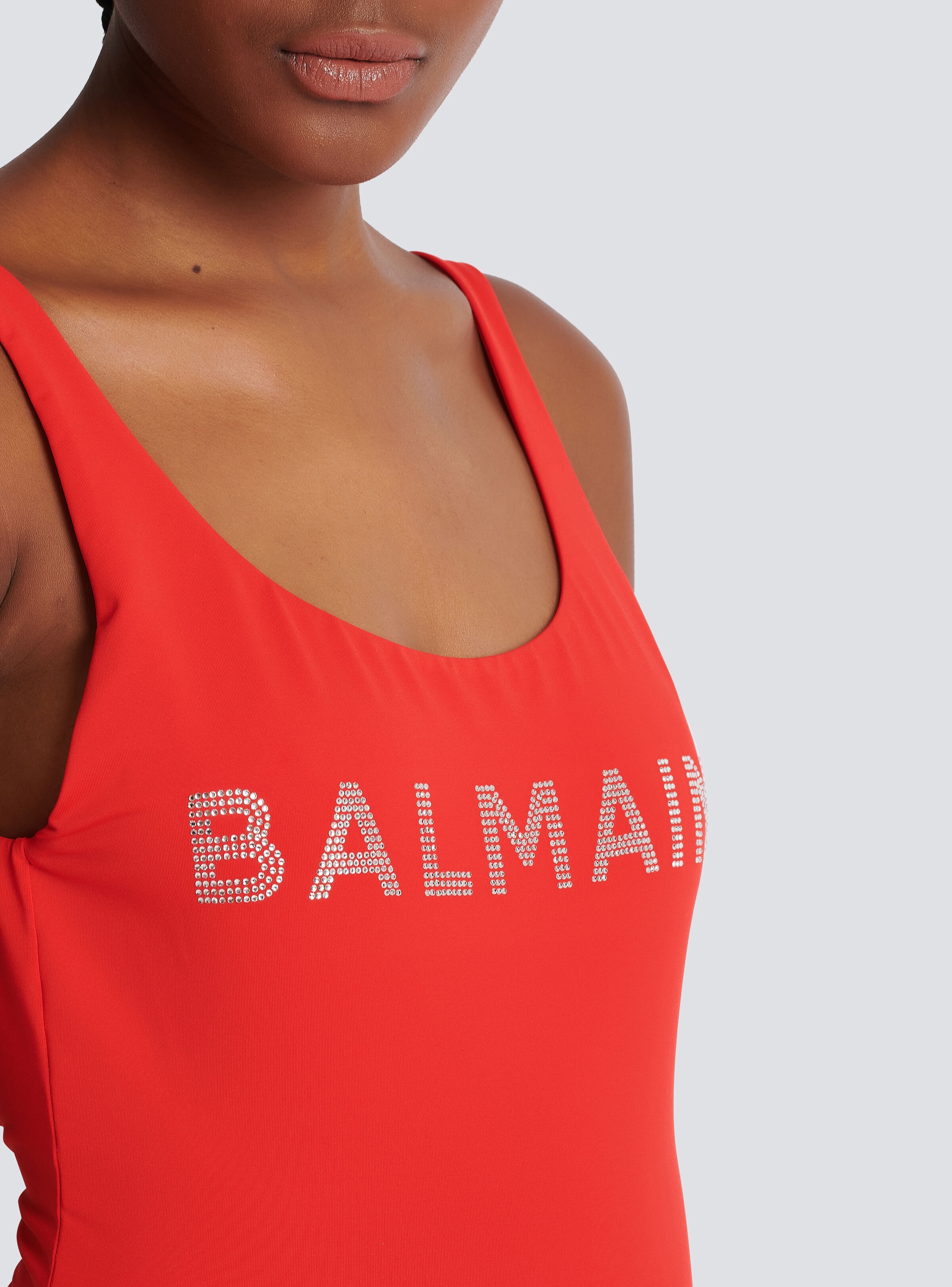 Balmain logo swimsuit - 6