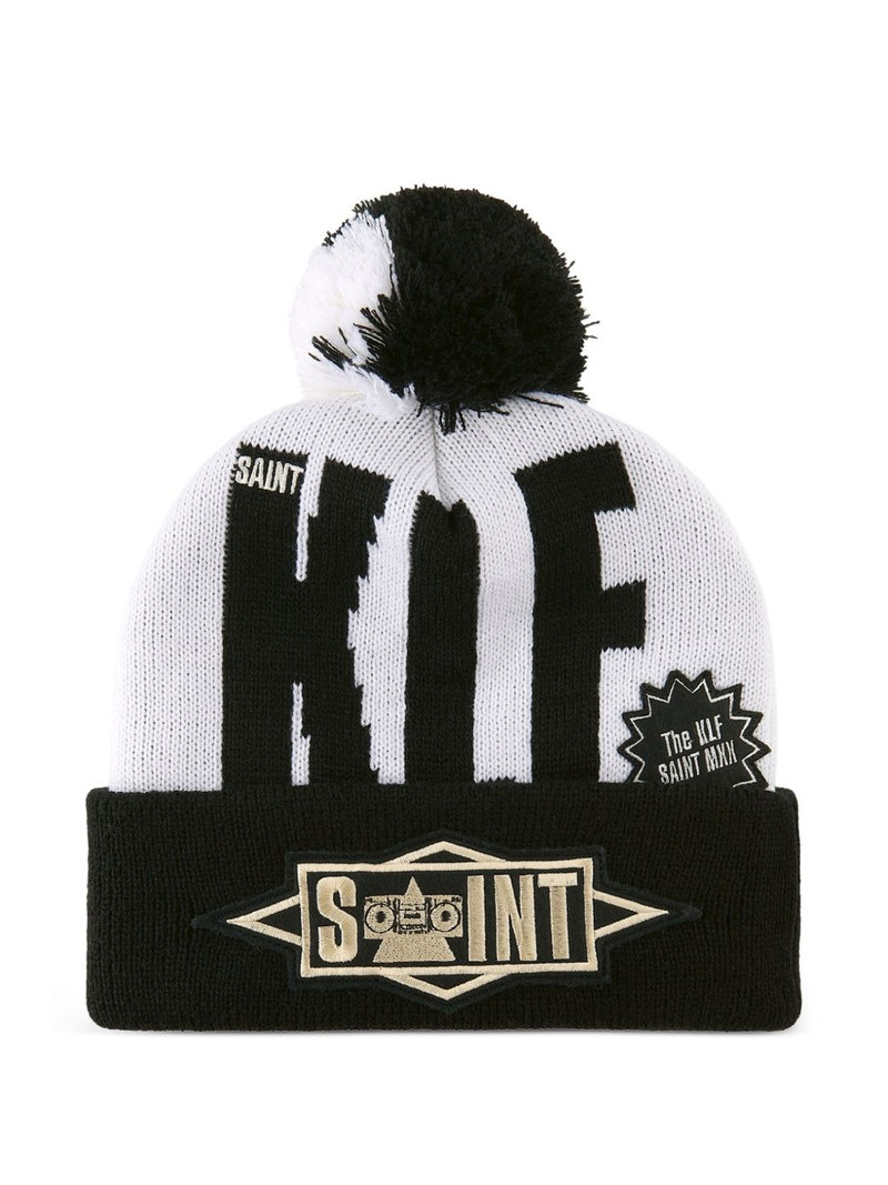 x Klf pompom-detail beanie hat 1