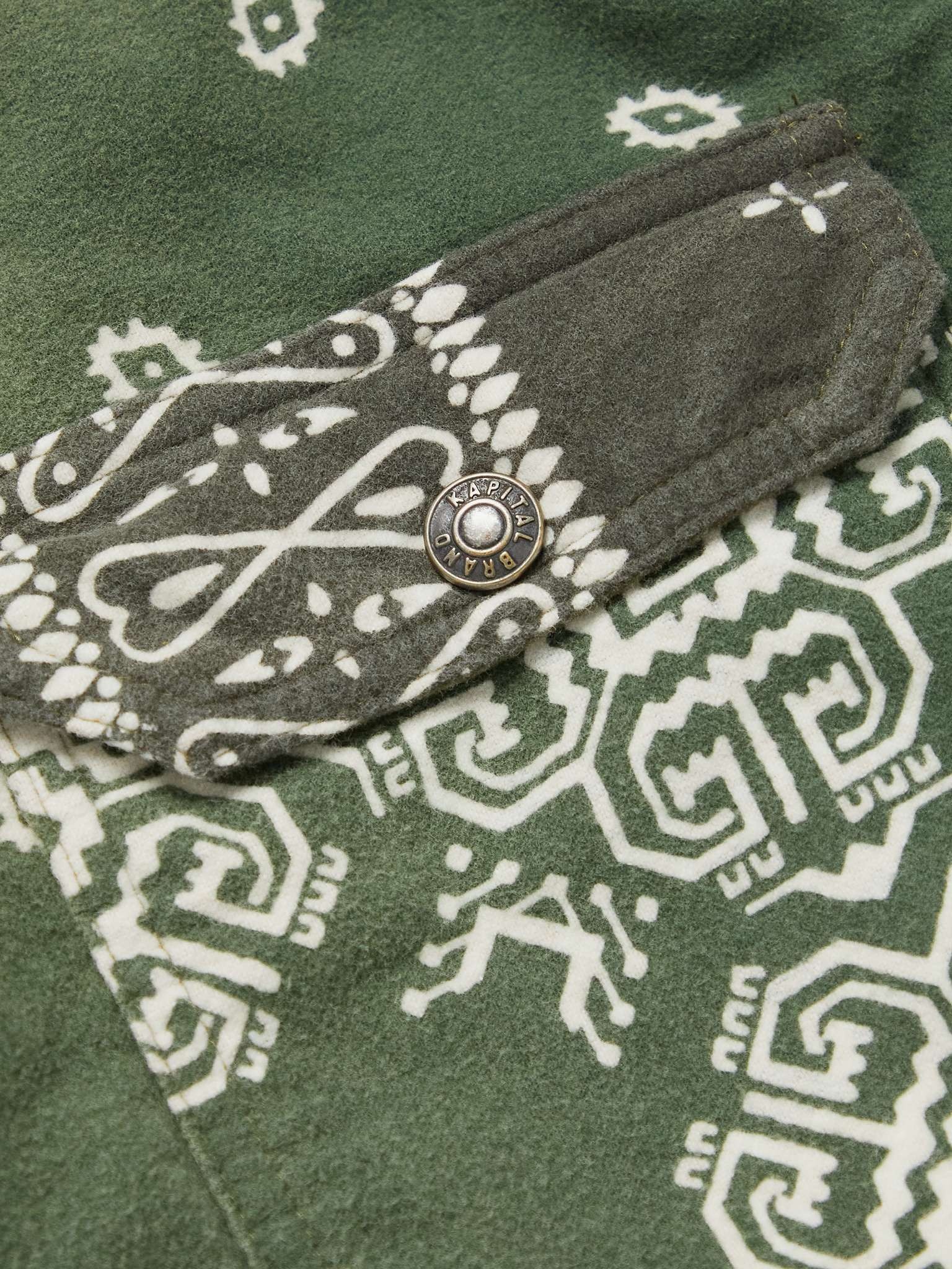 Slim-Fit Reversible Bandana-Print Felted Cotton Jacket - 2