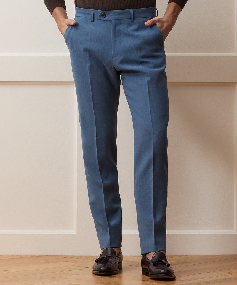 TODD SNYDER Italian Sueded Linen Sutton Trouser outlook