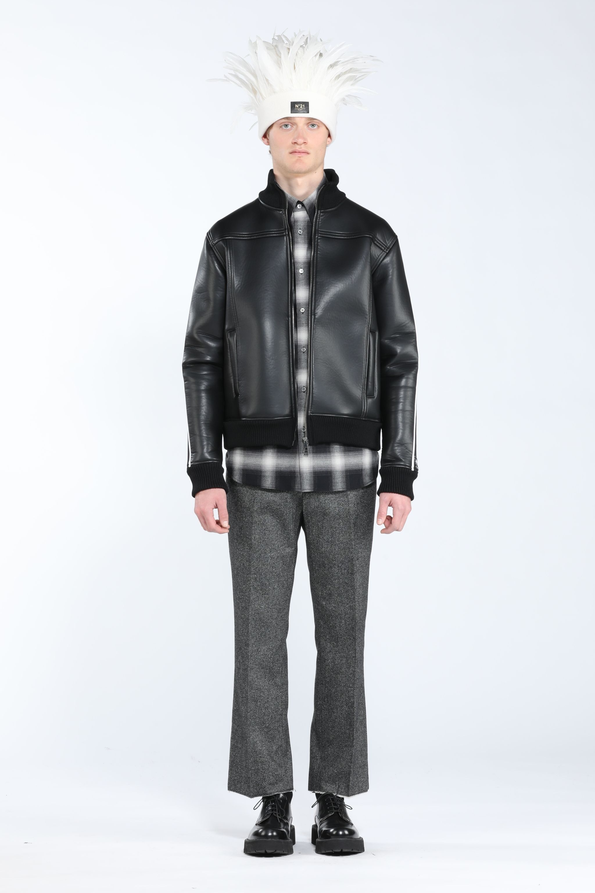 FAUX-LEATHER JACKET - 4