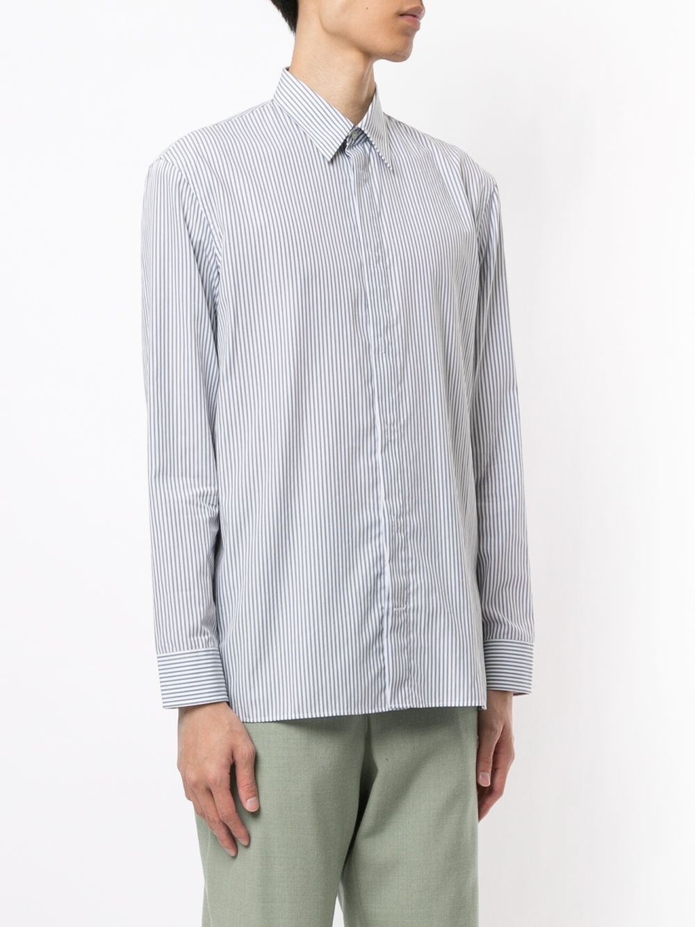 4-stitch vertical stripe shirt - 3