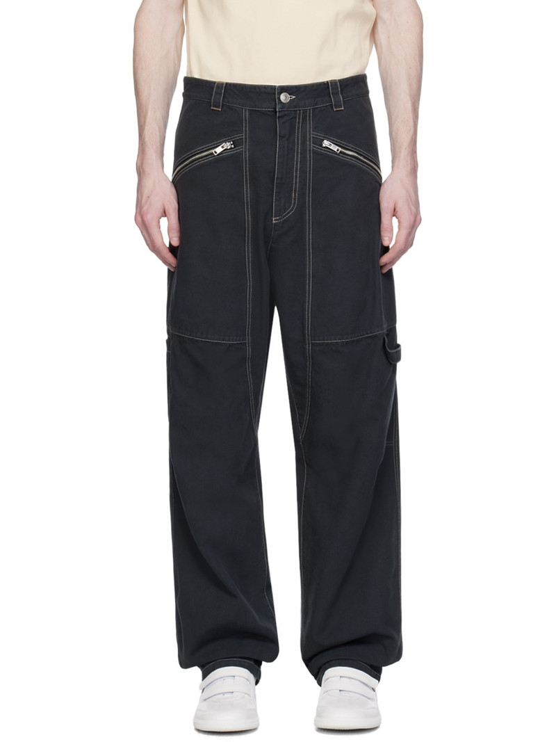 Black Farker Trousers - 1