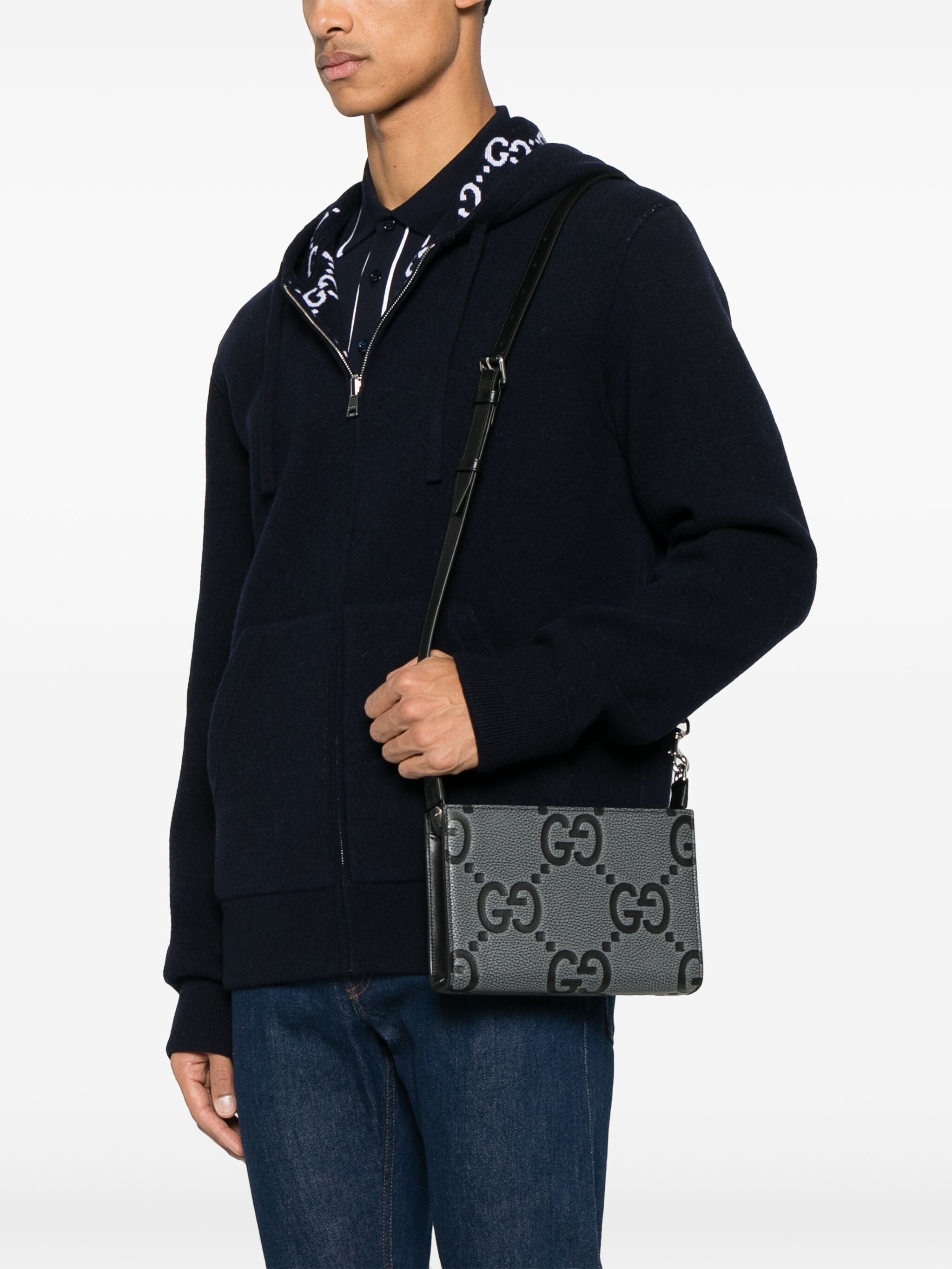 Mini Jumbo GG Messenger Bag - 3