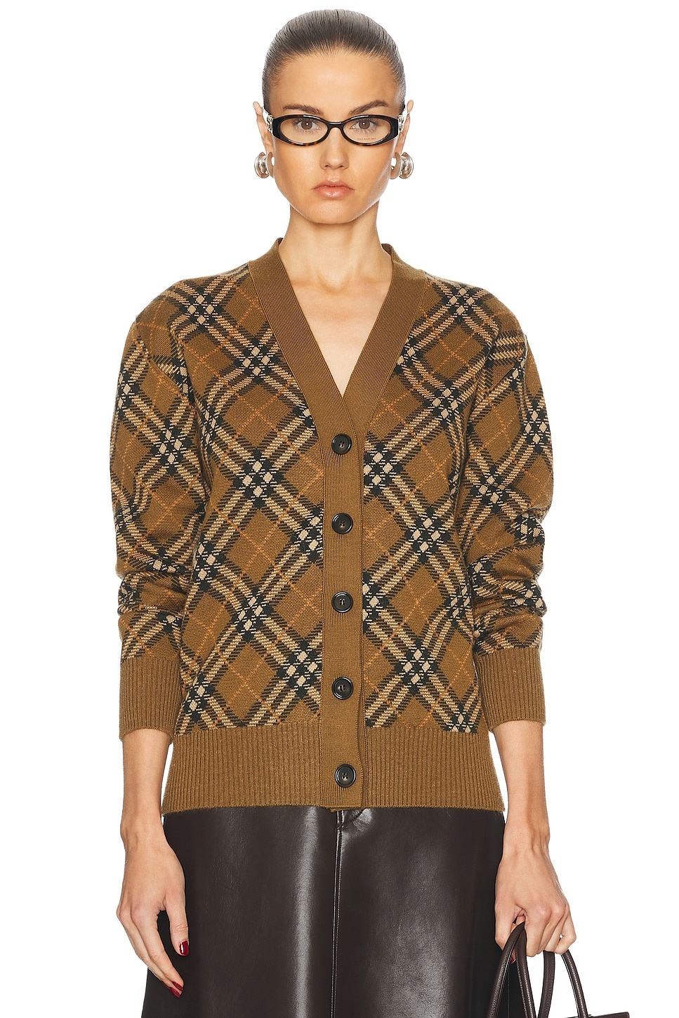 V-Neck Cardigan - 1
