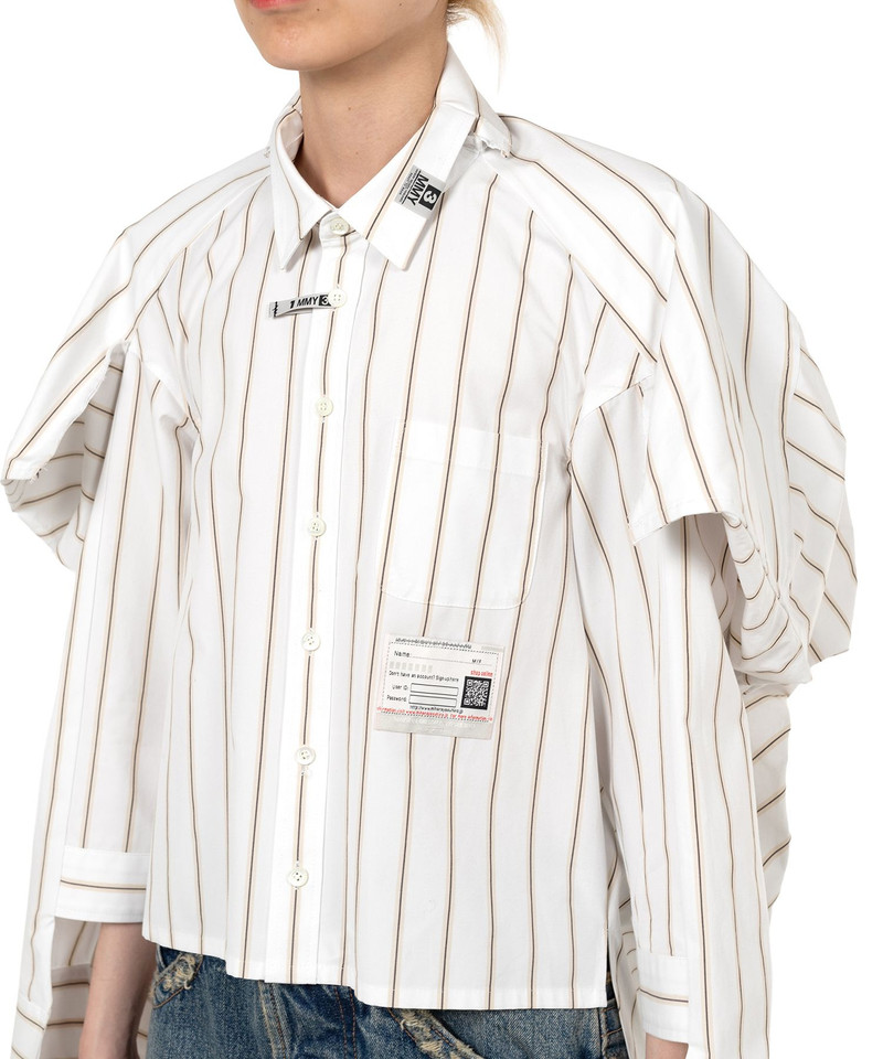 Asymmetric Stripe Shirt 8