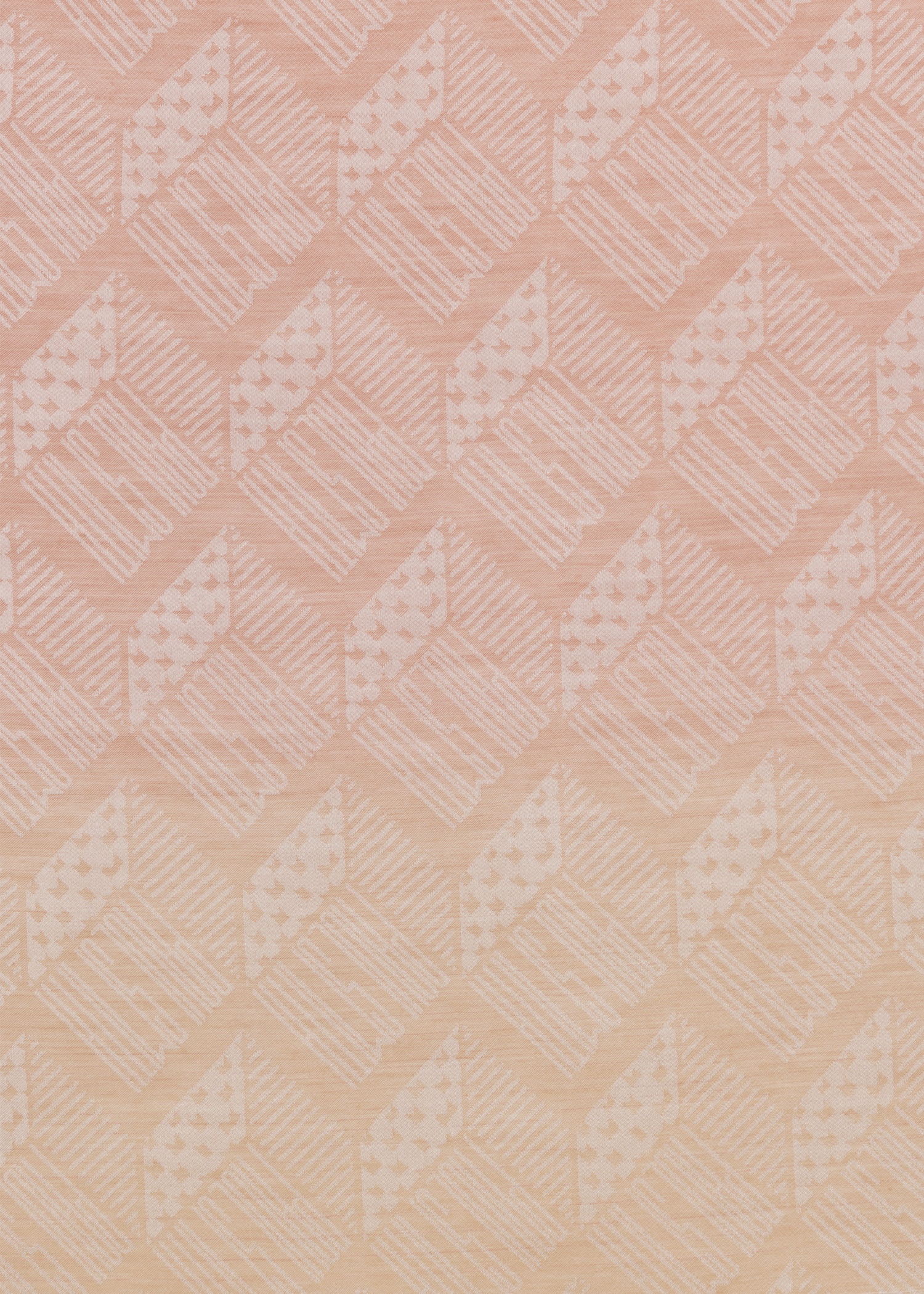 Silk-Blend 'Gradient Cube' Scarf - 3