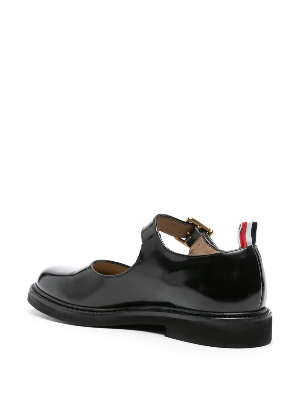 patent-leather ballerina shoes - 3