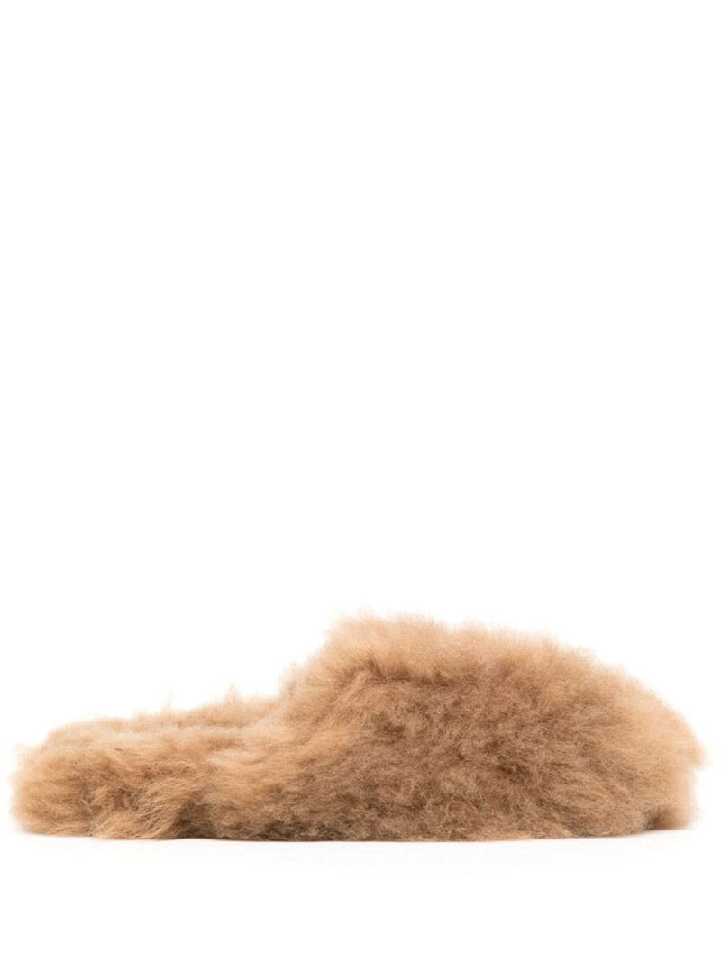 round-toe wool mules 1