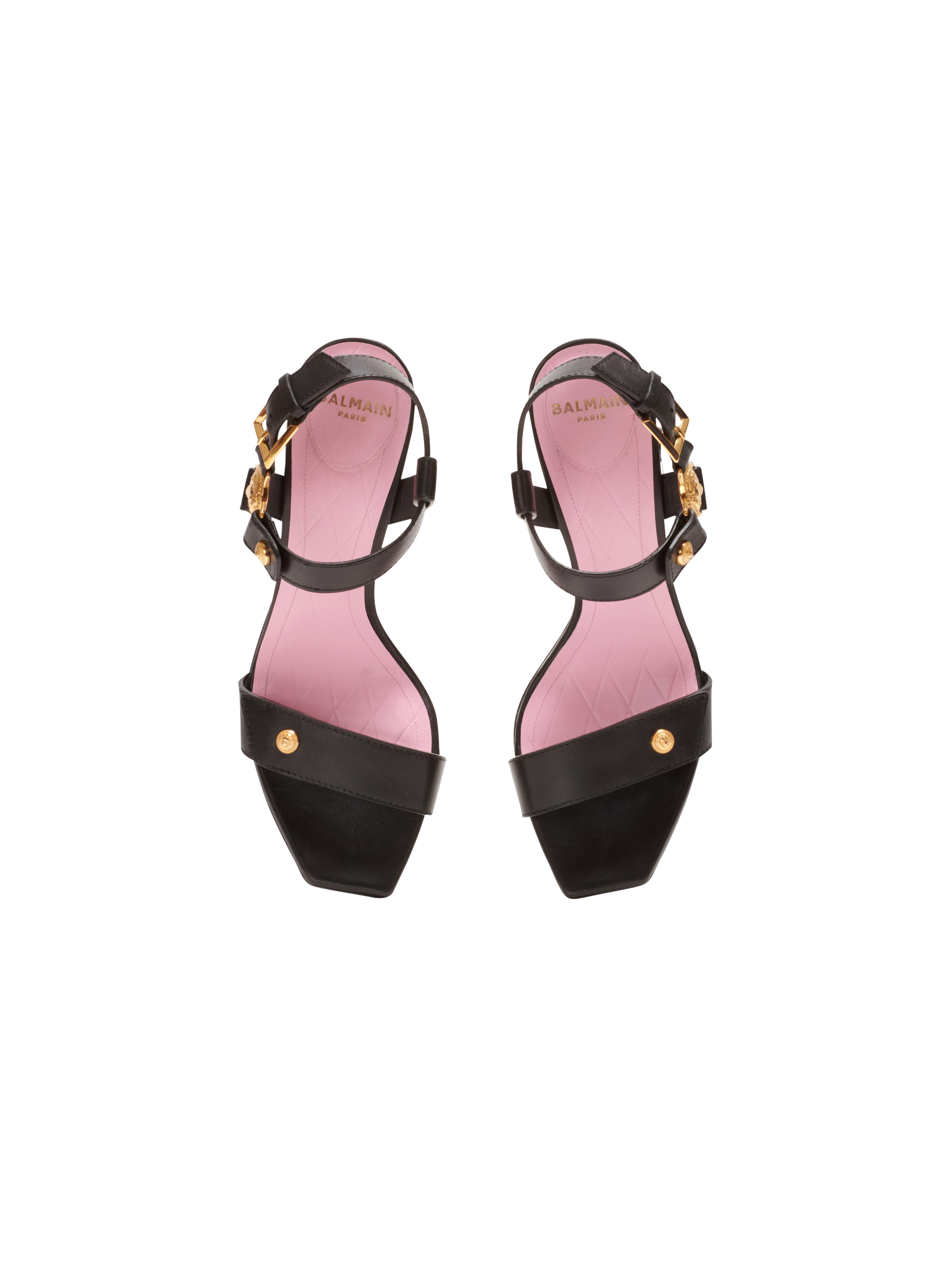 Heeled Eva sandals in calfskin - 3