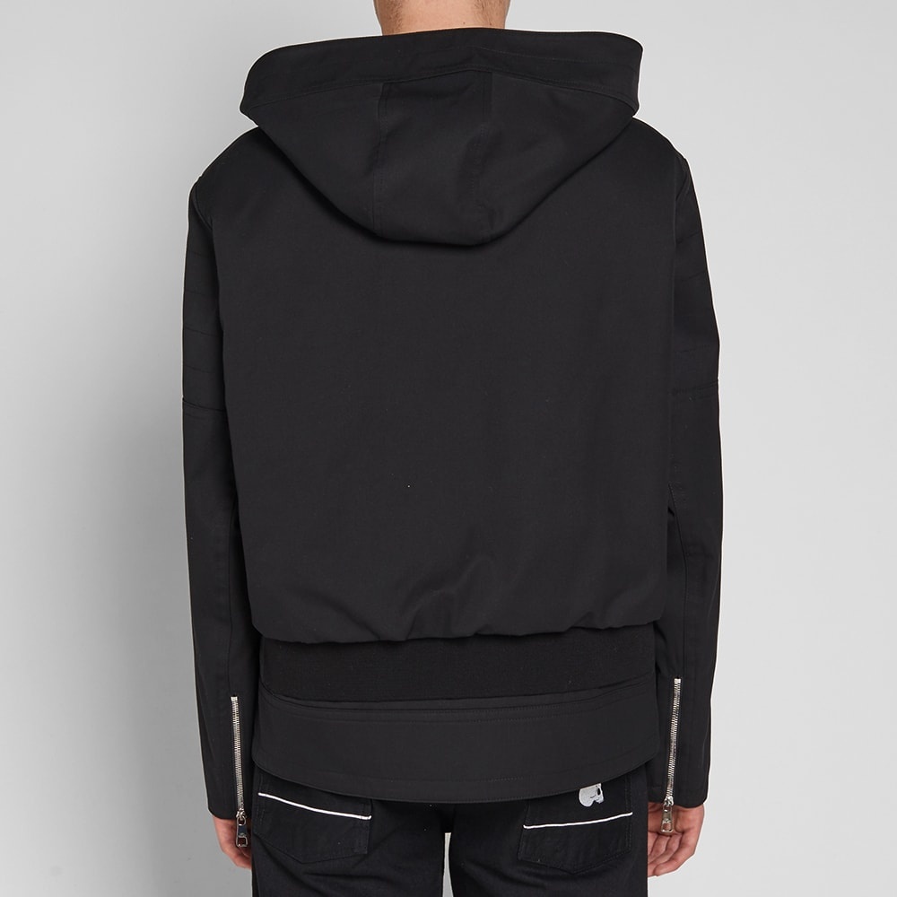 Neil Barrett Zip Hooded Biker Jacket - 8