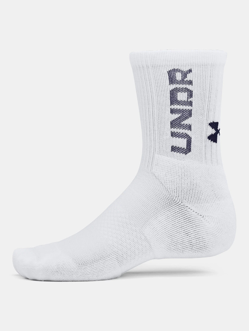 Unisex UA 3-Maker 3-Pack Mid-Crew Socks 4