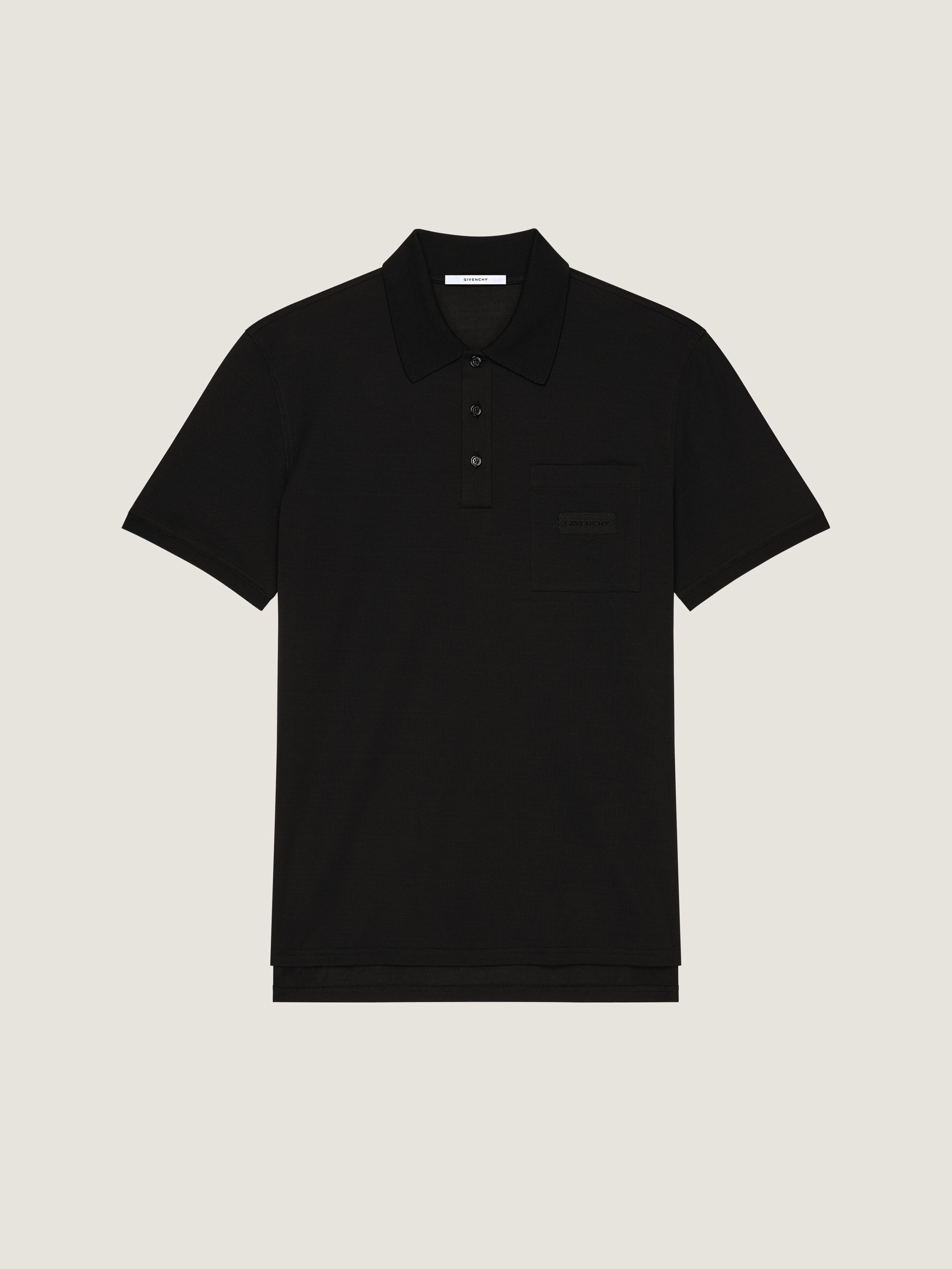 POLO IN COTTON WITH GIVENCHY PATCH - 1