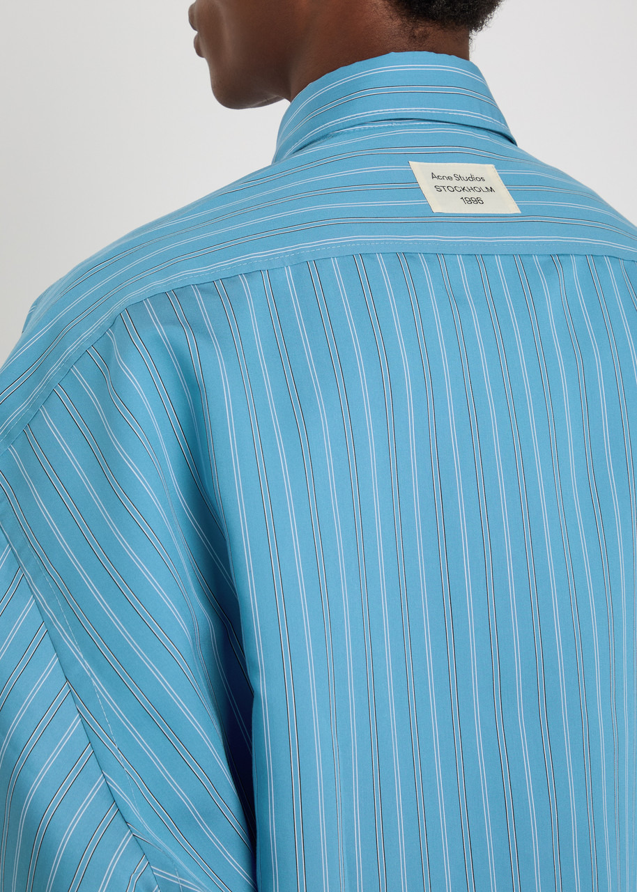 Acne Studios Striped Lyocell-blend Shirt - 5