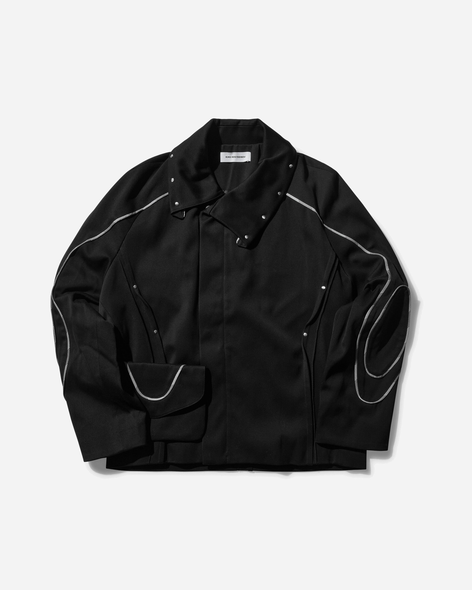 Kiko Kostadinov Chalice Jacket with Bag Raven Black | slamjam 