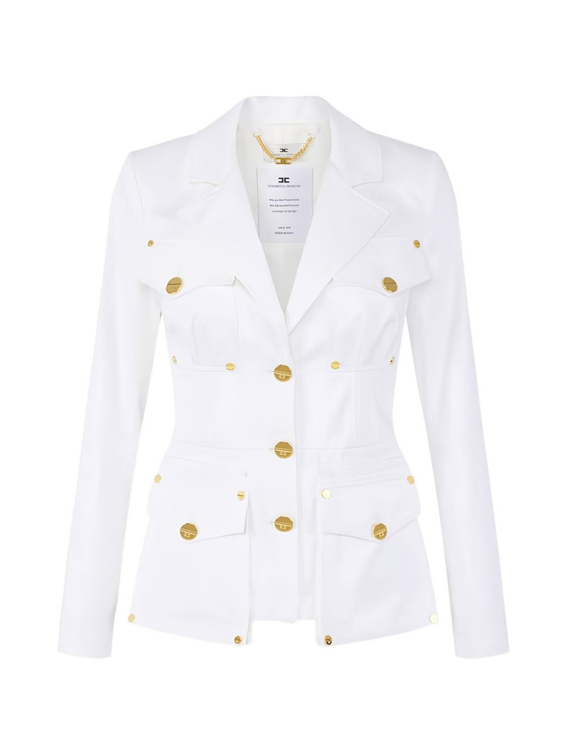 gabardine cargo-pockets jacket 1