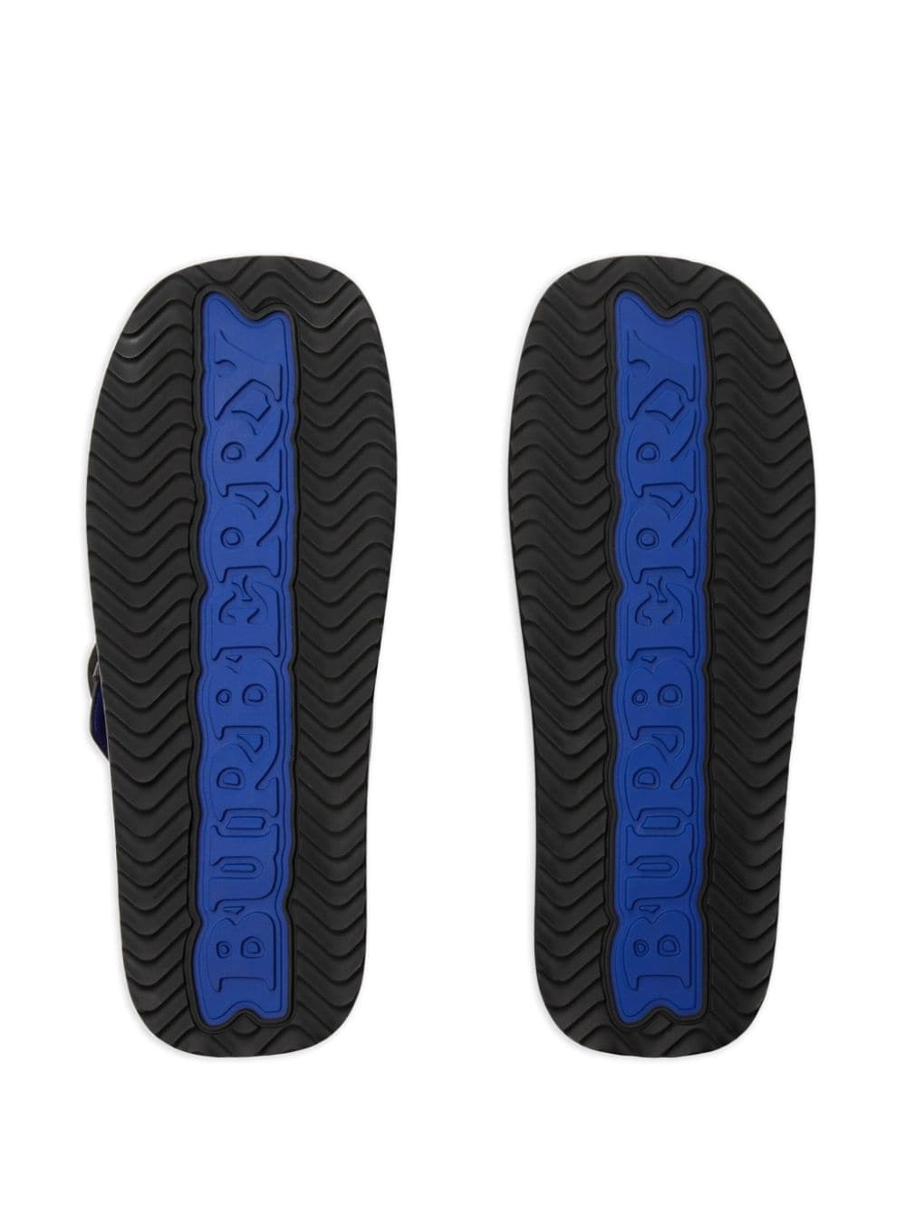 Strip Shield leather slides - 5