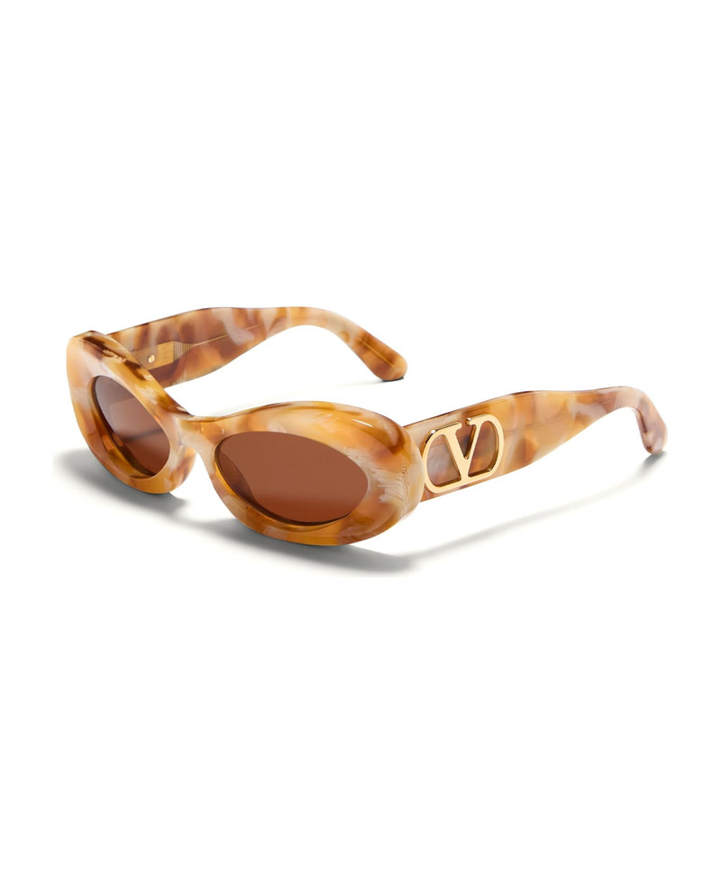 Valentino Vls-178d - Havana Honey Sunglasses outlook