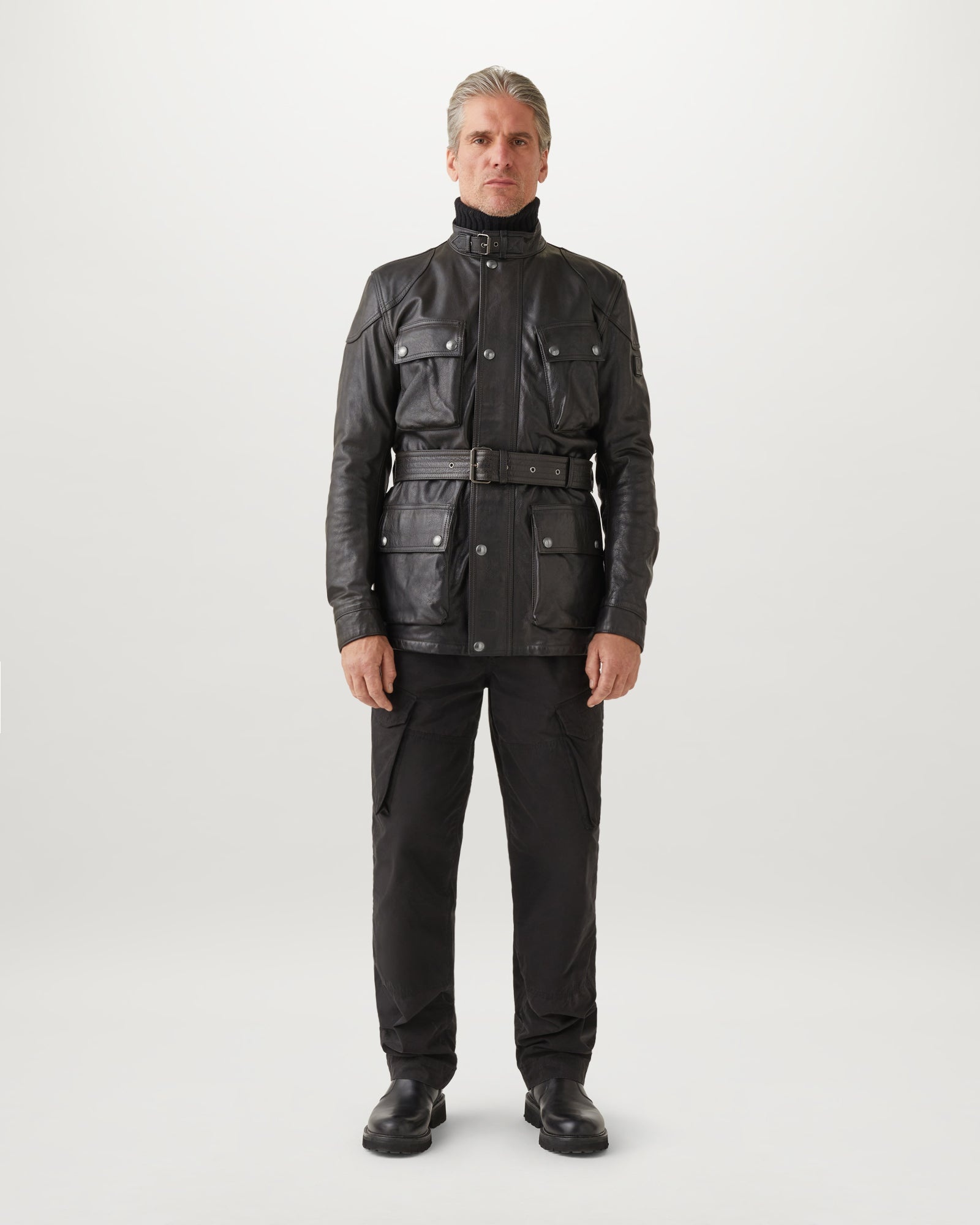 Belstaff TRIALMASTER PANTHER JACKET - 100037BLACK | REVERSIBLE