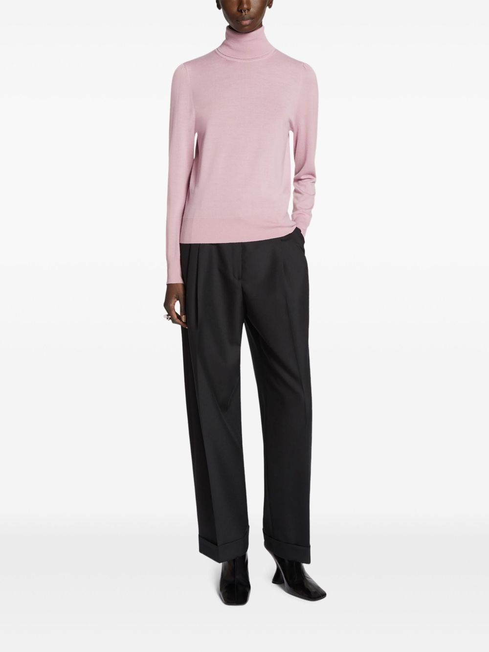 pleated wool trousers - 2