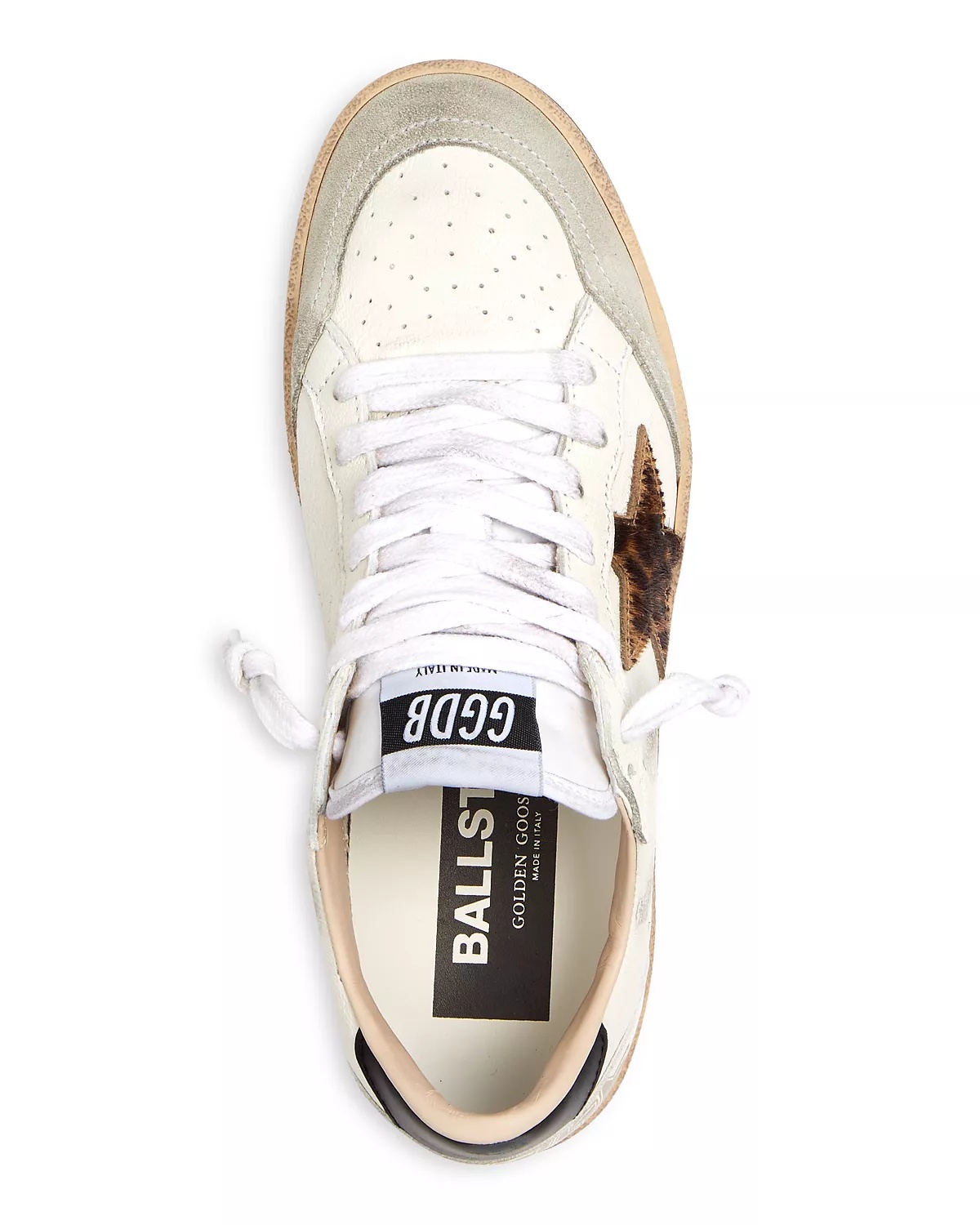 Women's Ballstar Calf Hair Low Top Sneakers - 3