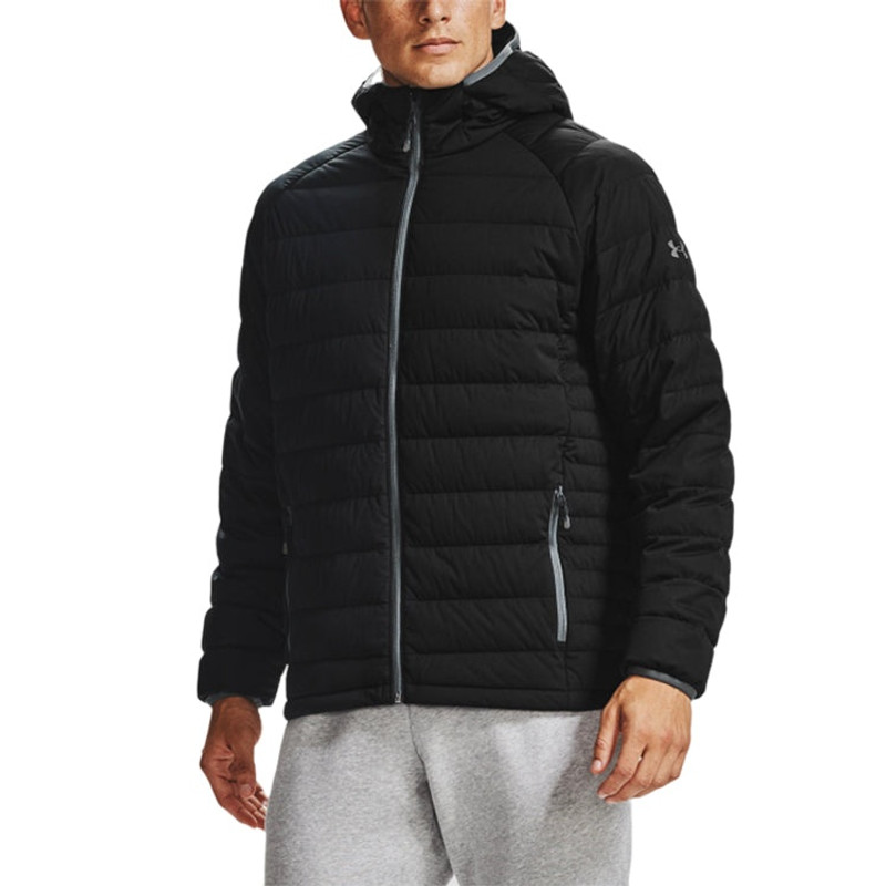 Under Armour Packable Stretch Fleece Down Jacket 'Black' 1355858-001 - 1