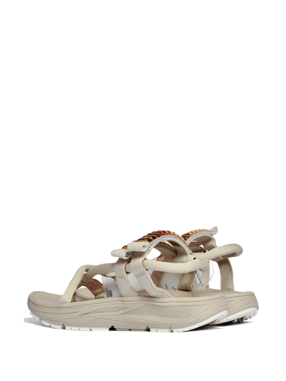 cross-strapped sandals - 5