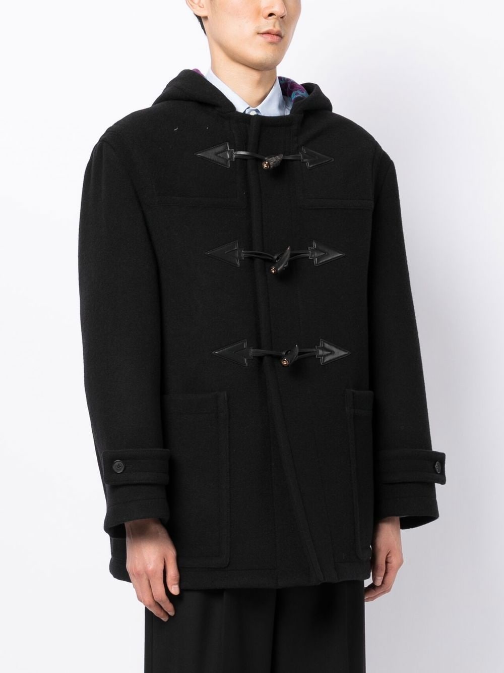 hooded duffle coat - 3