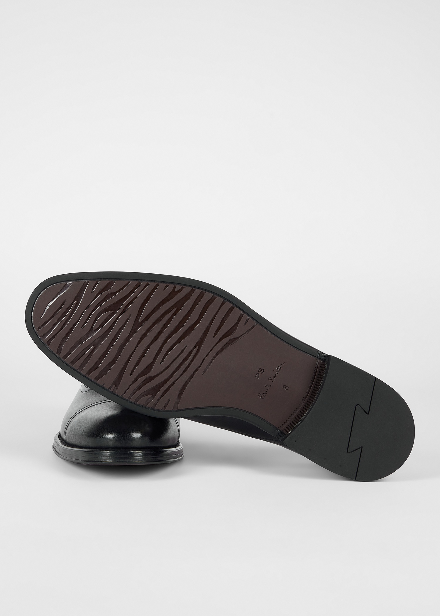Black Leather 'Timothy' Shoes - 2