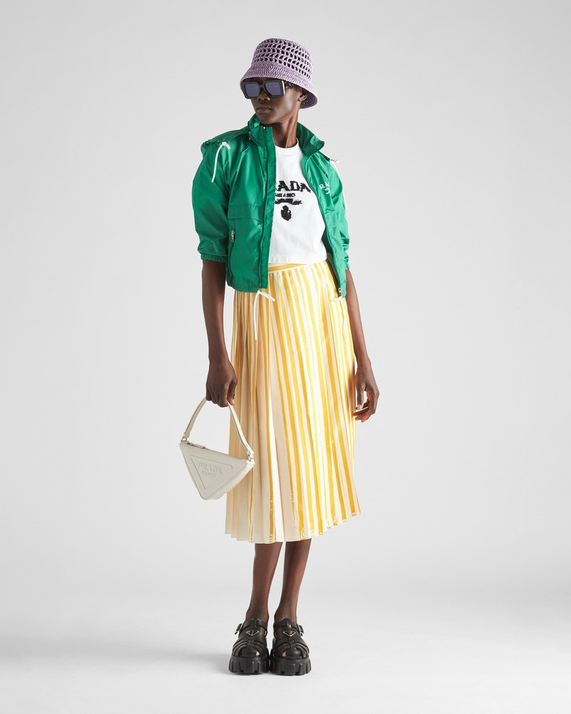 Prada Triangle leather pouch 7