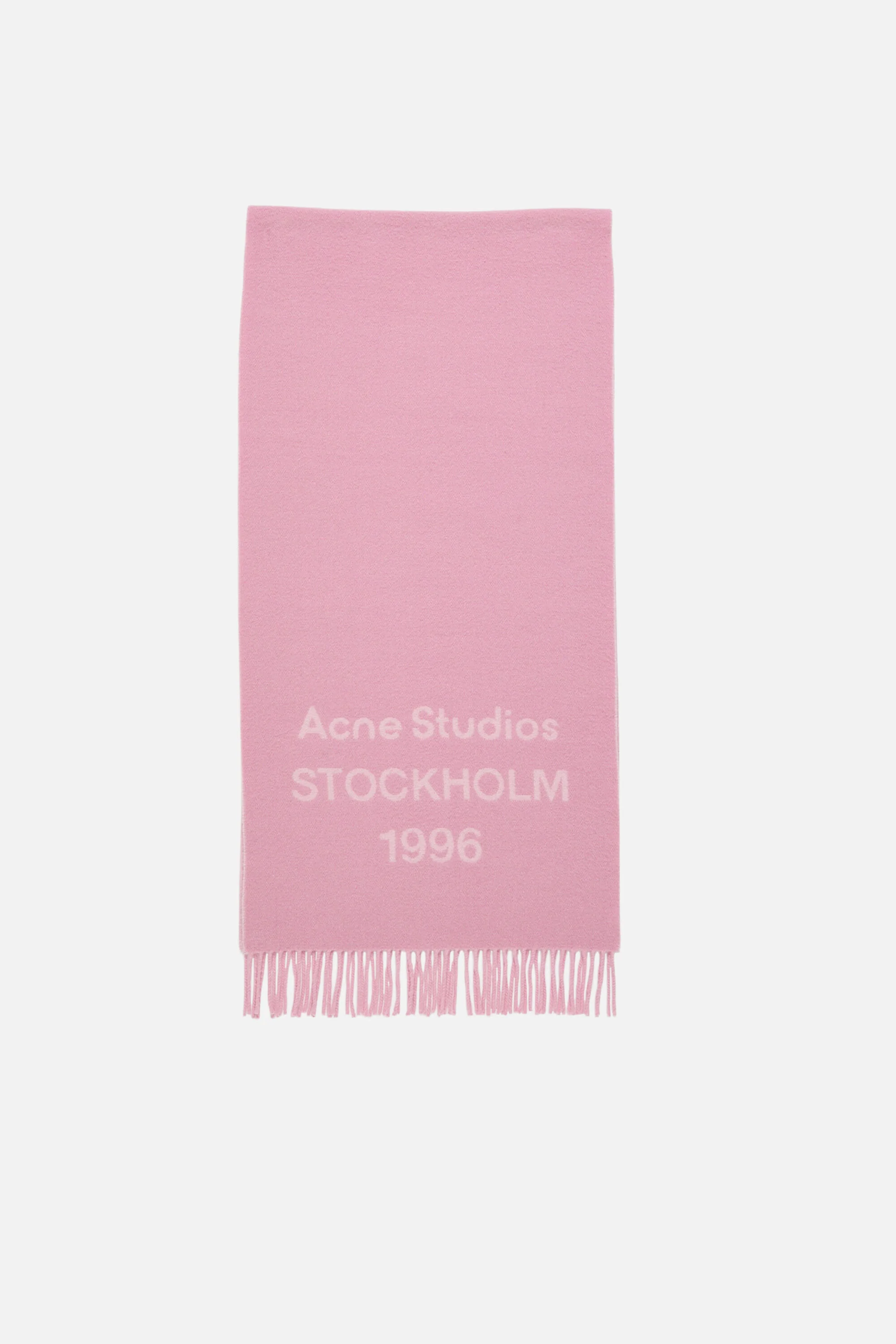 Logo scarf - Wide - Cotton candy pink - 1