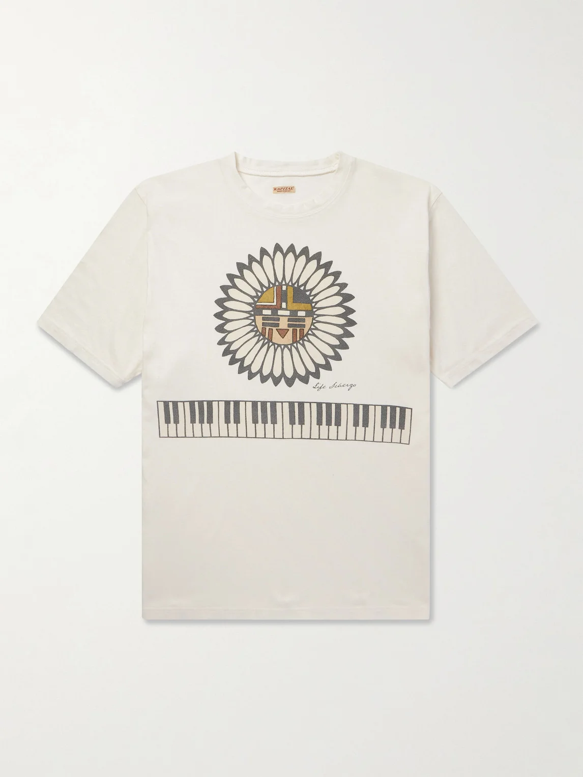 Printed Cotton-Jersey T-Shirt - 1