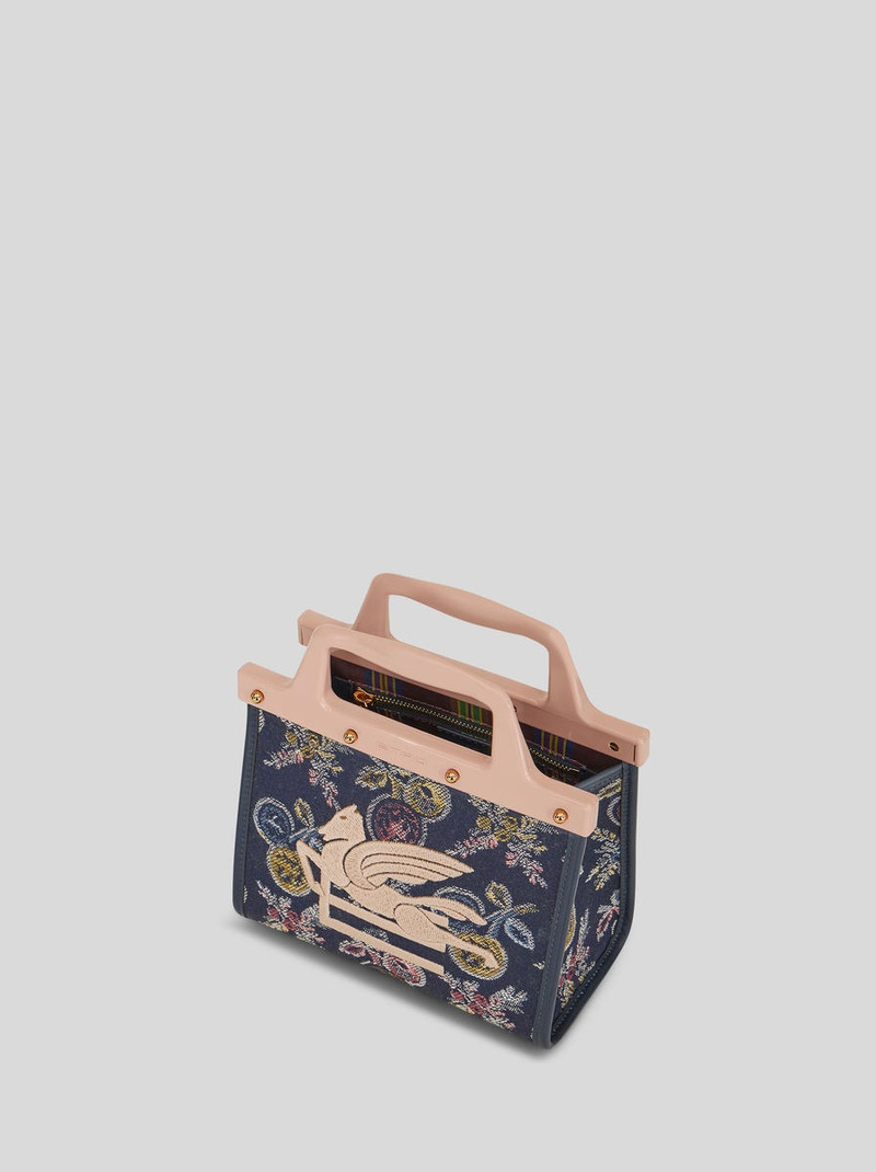 MINI JACQUARD LOVE TROTTER BAG WITH MULTI-COLOURED APPLES 3