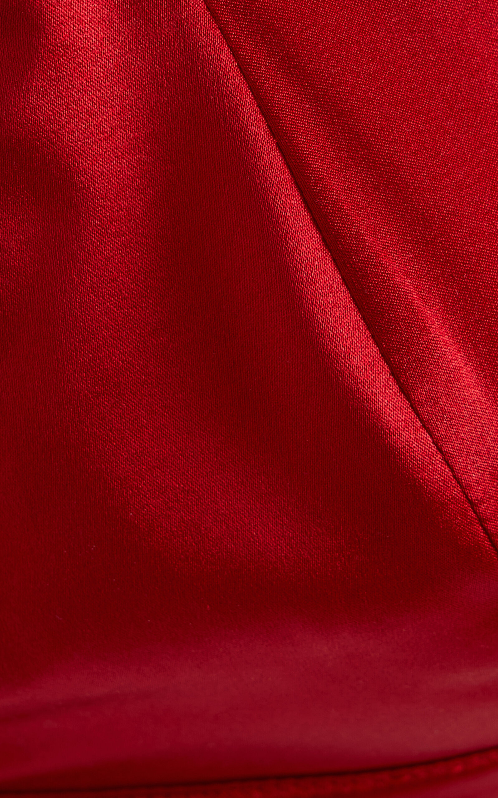 Luxe Stretch-Silk Triangle Bra red - 2