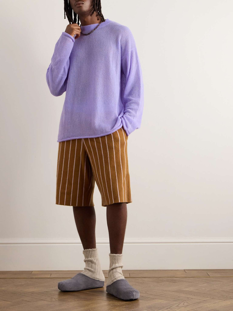 The Elder Statesman Cashmere and Cotton-Blend Sweater outlook