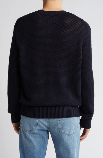 FRAME Textured Wool Blend Crewneck Sweater outlook