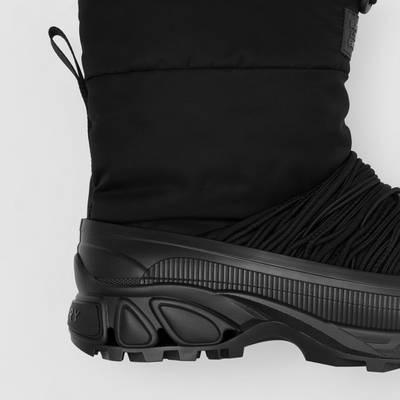 Burberry Cord Detail Nylon Snow Boots outlook