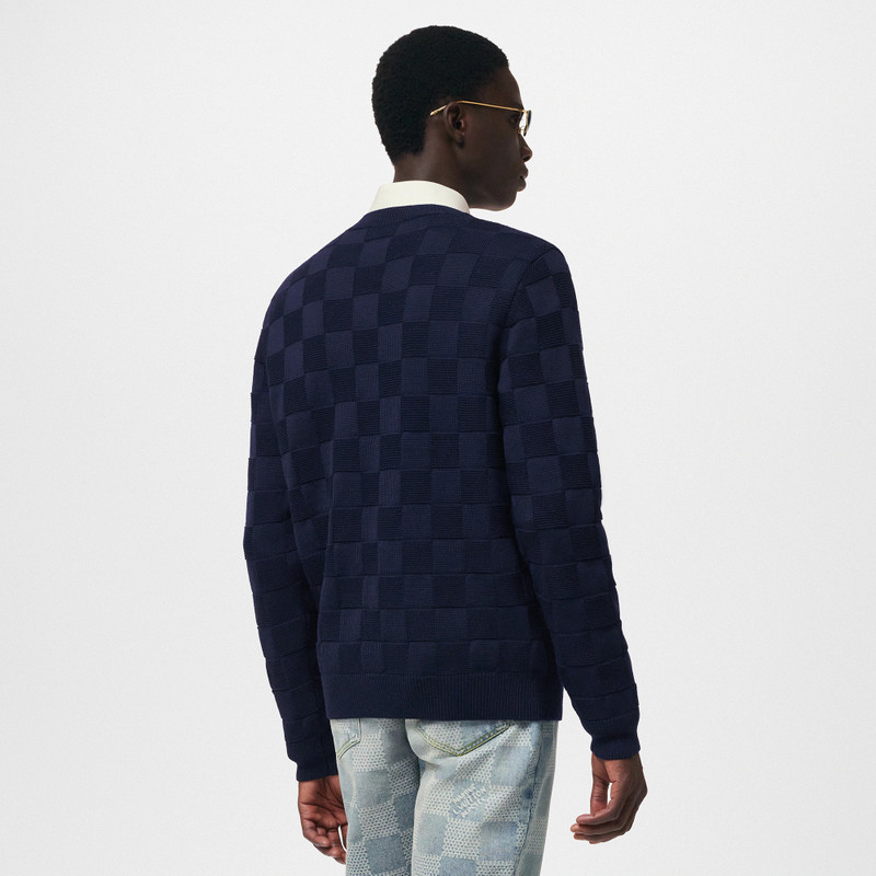 Damier Pullover With Pearl Signature 5