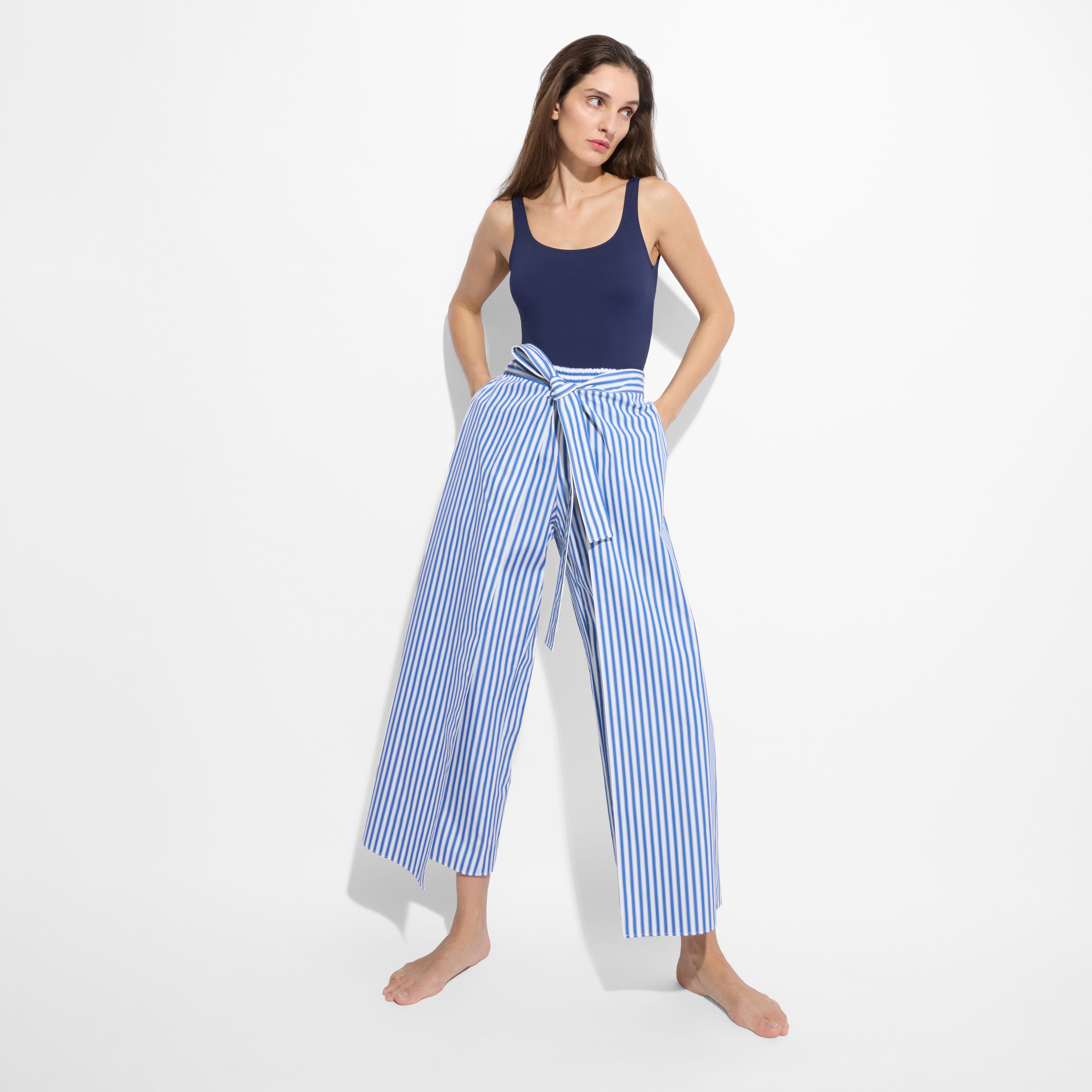 Women One-piece Swimsuit Solid - Vilebrequin x Ines de la Fressange - 5