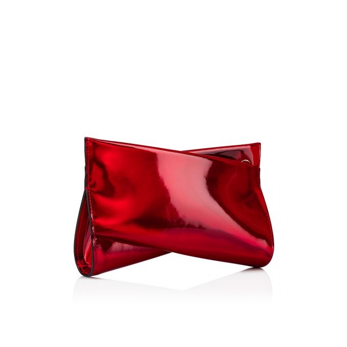 Christian Louboutin Loubitwist Small Patent Leather Clutch