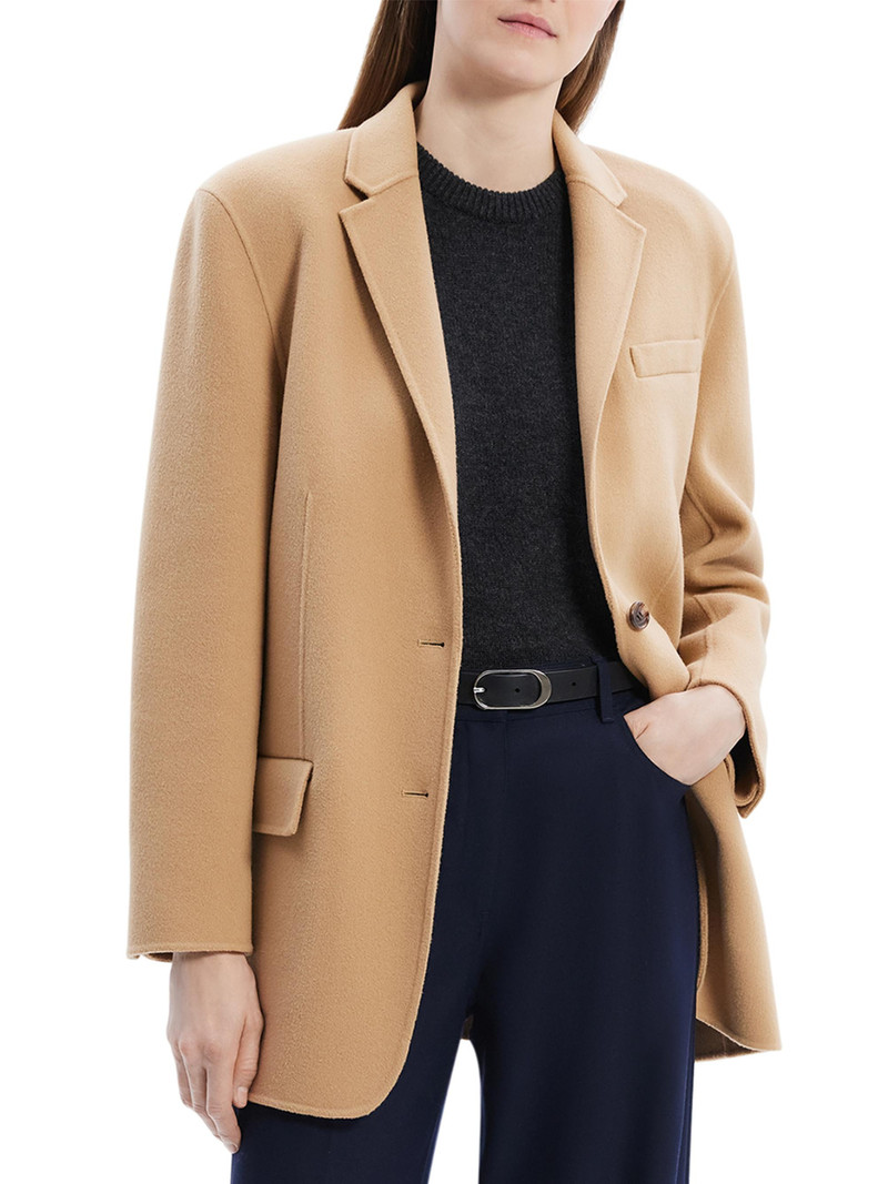 Women's Oversized Tailor Jacket - New Camel 3